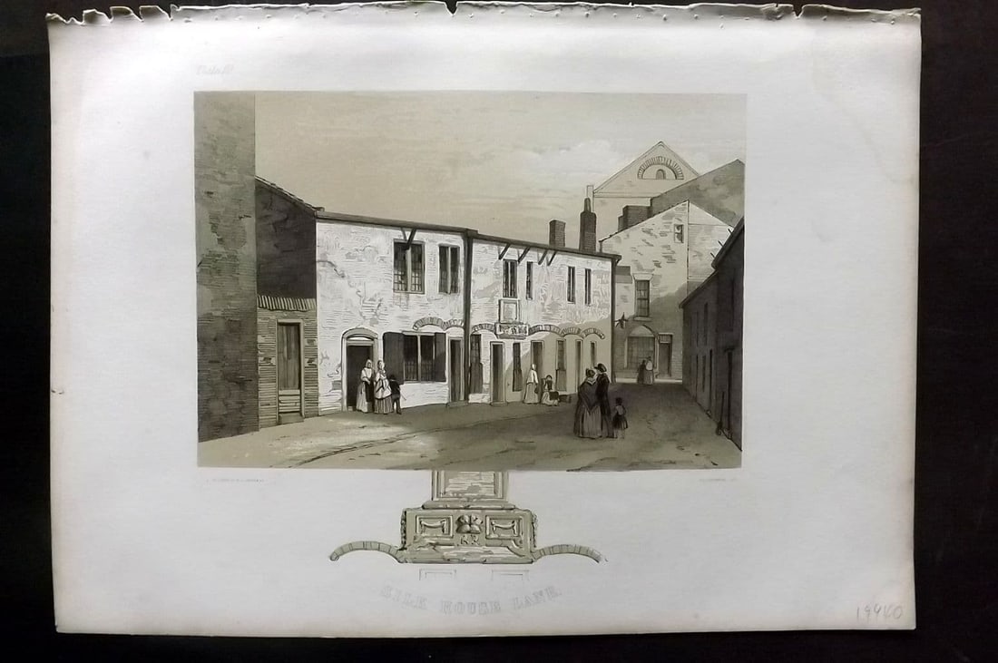 Herdman - Liverpool 1856 Folio Print. Silk House Lane 19 (1 of 1)