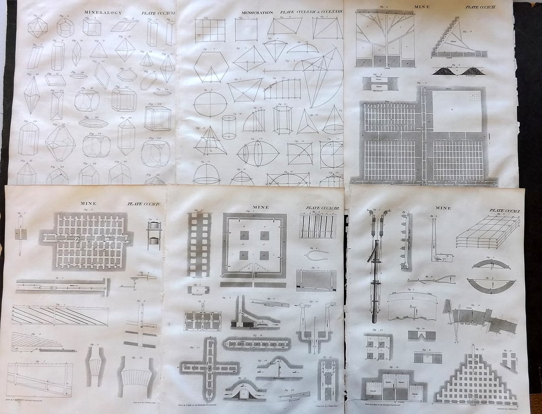 Brewster, David 1830 Lot of 6 Antique Science & Tech Prints (1 of 1)