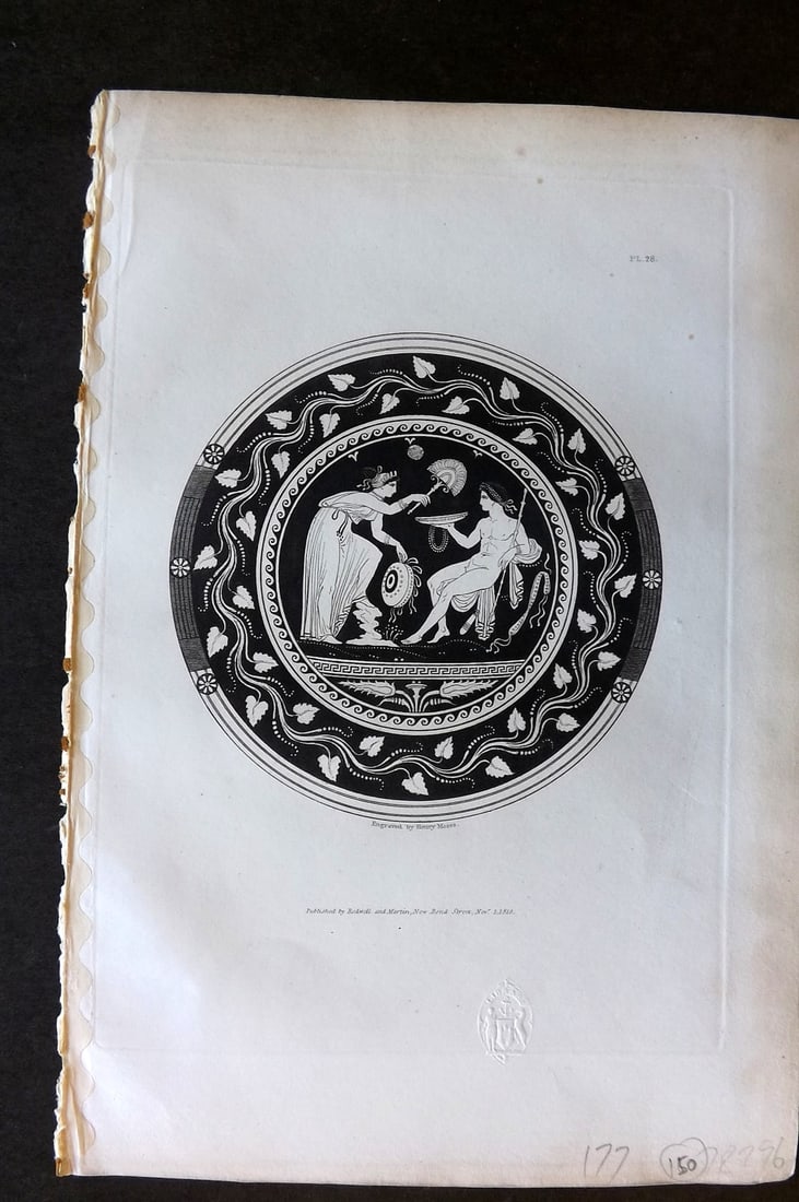 Moses & Englefield 1820 Antique Vase Print 28 (1 of 1)