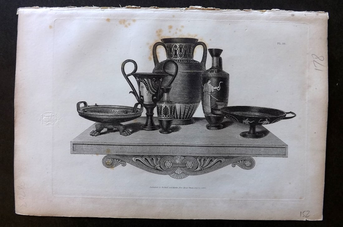 Moses & Englefield 1820 Antique Vase Print 35 (1 of 1)