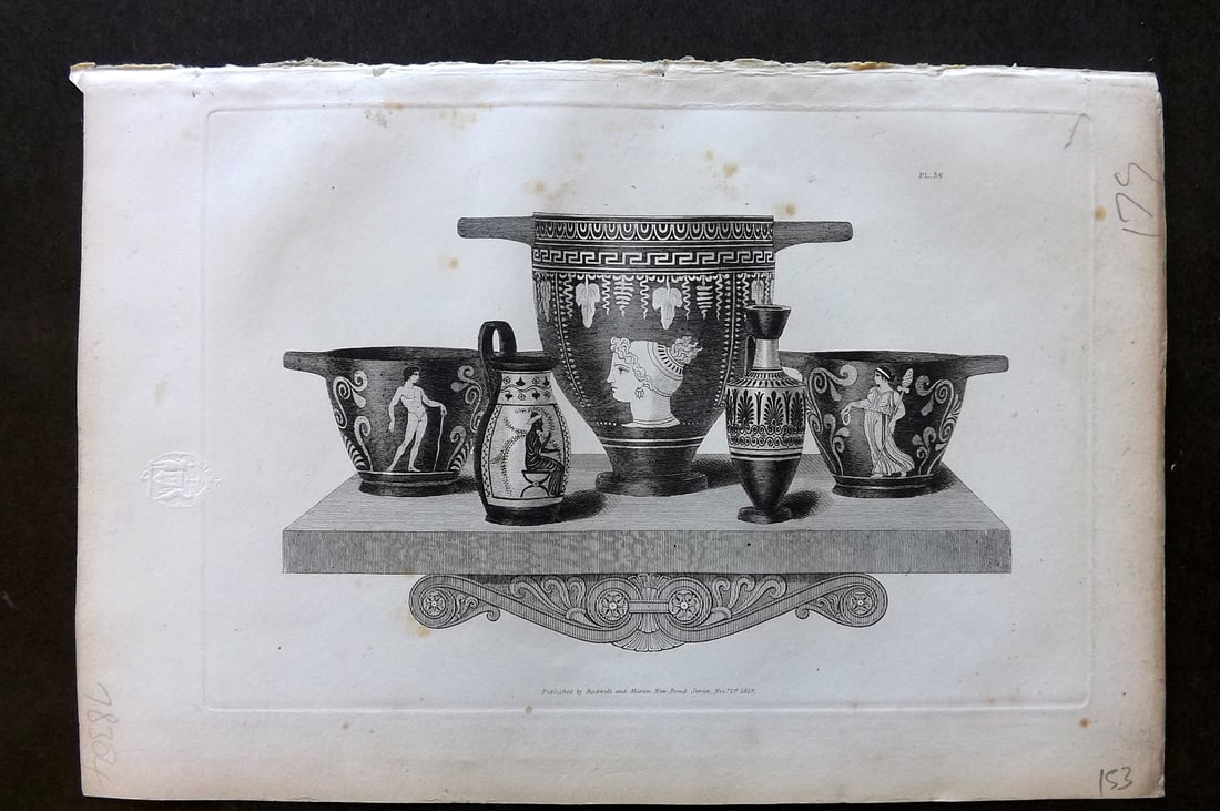 Moses & Englefield 1820 Antique Vase Print 36 (1 of 1)
