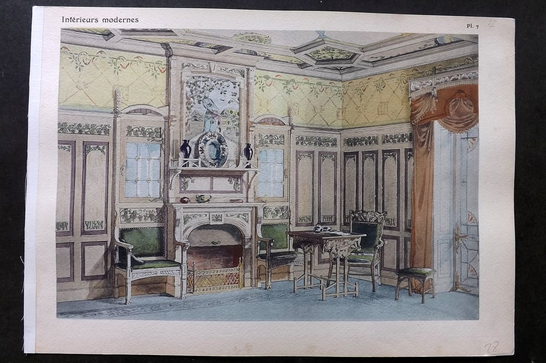 Remon, Georges 1900 Folio HC Pochoir. Interieurs Modernes 07 (1 of 1)