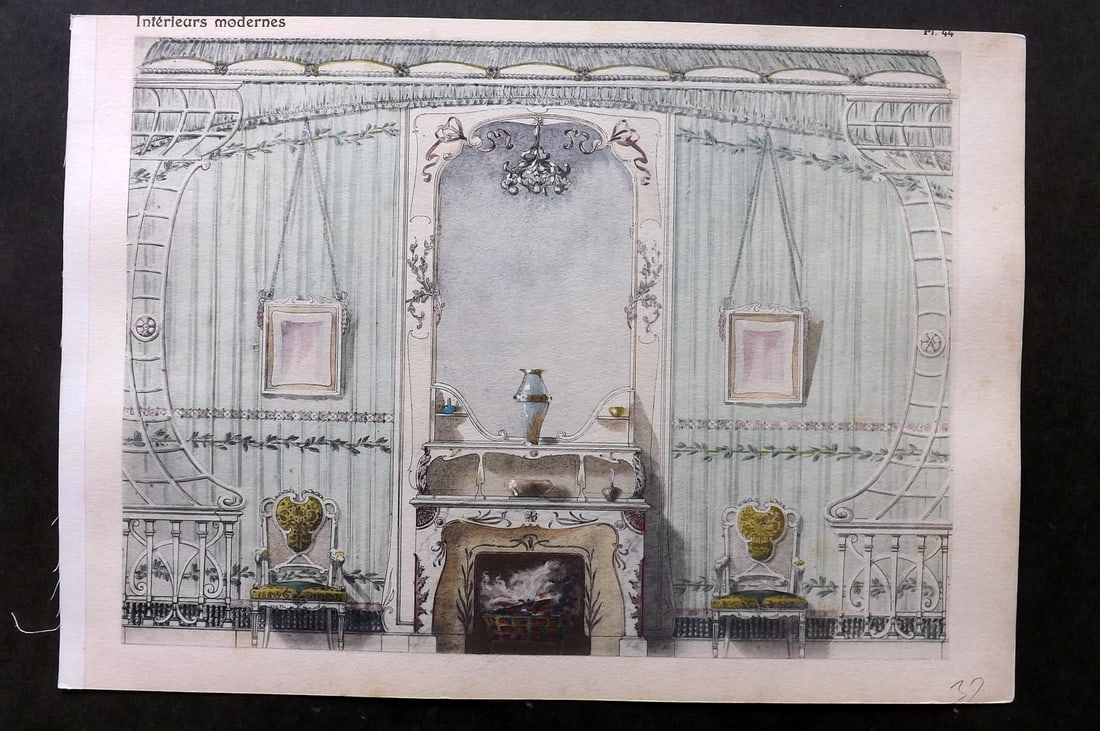 Remon, Georges 1900 Folio HC Pochoir. Interieurs Modernes 44 (1 of 1)
