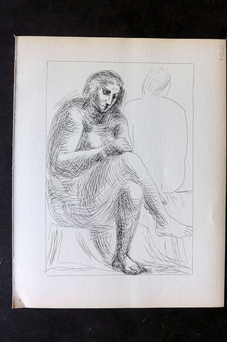Picasso Vollard Suite 1956 Print. The Bath 03 (1 of 1)