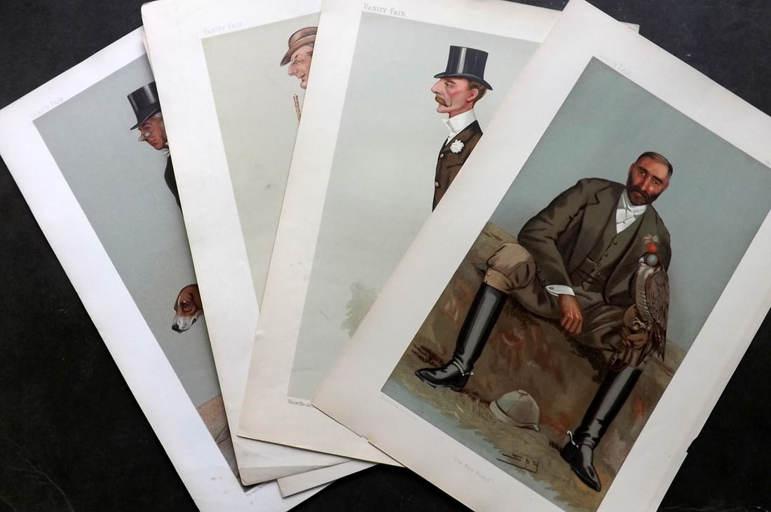 Vanity Fair Prints 19th Cent Lot of 5 Prints. Rural Sports (1 of 3)