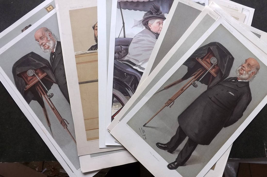 Vanity Fair Prints 19th Cent Mixed Lot of 20 Spy Cartoons, Caricatures (1 of 6)