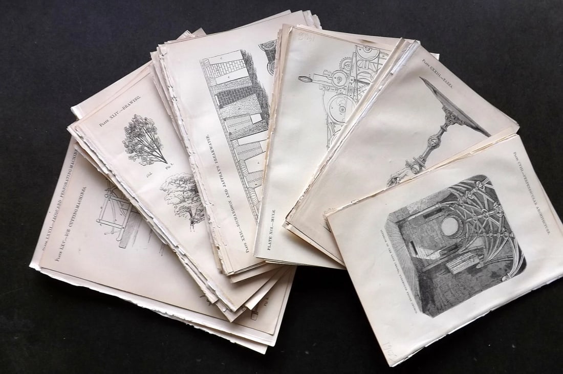 Beeton, Samuel 1870 Lot of 64 Science & Tech Prints. (1 of 10)