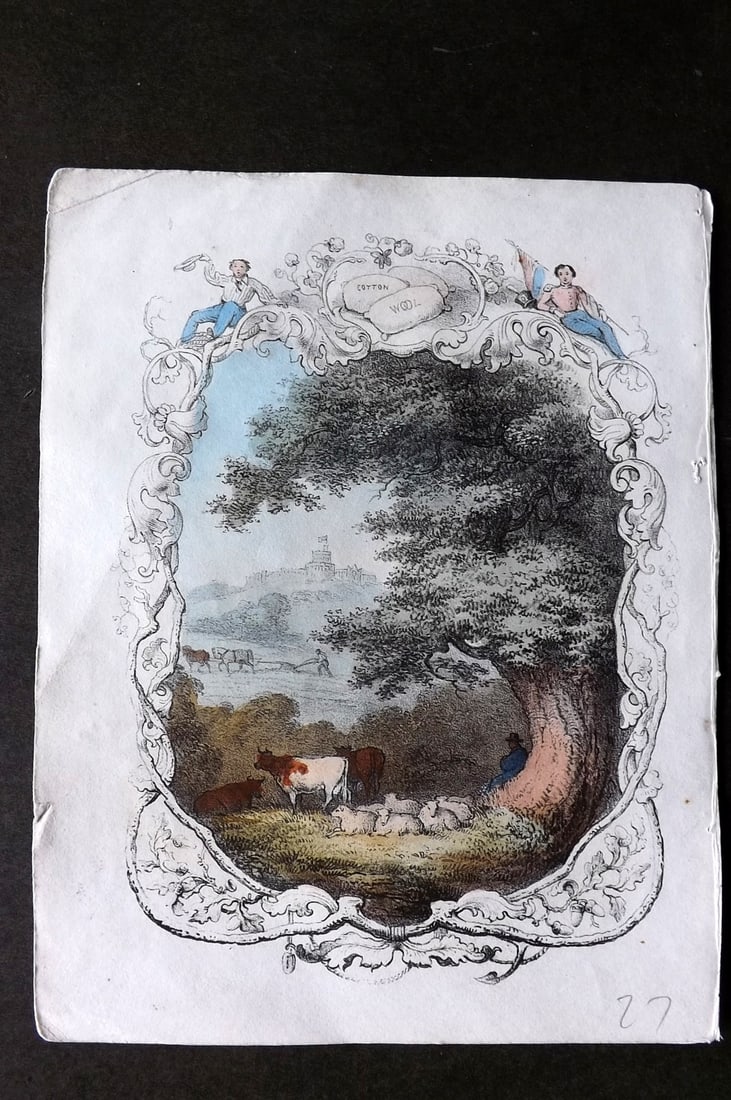 Ramble, Reuben (Pseud) 1845 Reuben Ramble's Travels through the Counties of England Frontispiece (1 of 1)