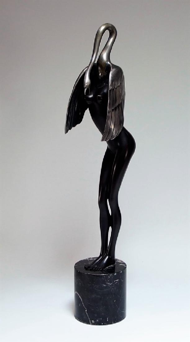 Bruno Bruni Leda Col Cigno Bronze Sculpture (1 of 10)