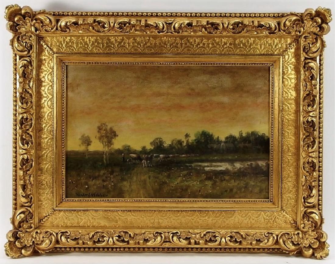 Wesley Webber O/C Painting of Cows at Sunset (1 of 8)