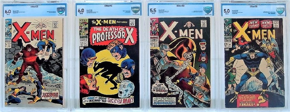 4 Marvel Comics X-Men No. 32 33 39 42 CBCS Graded (1 of 3)