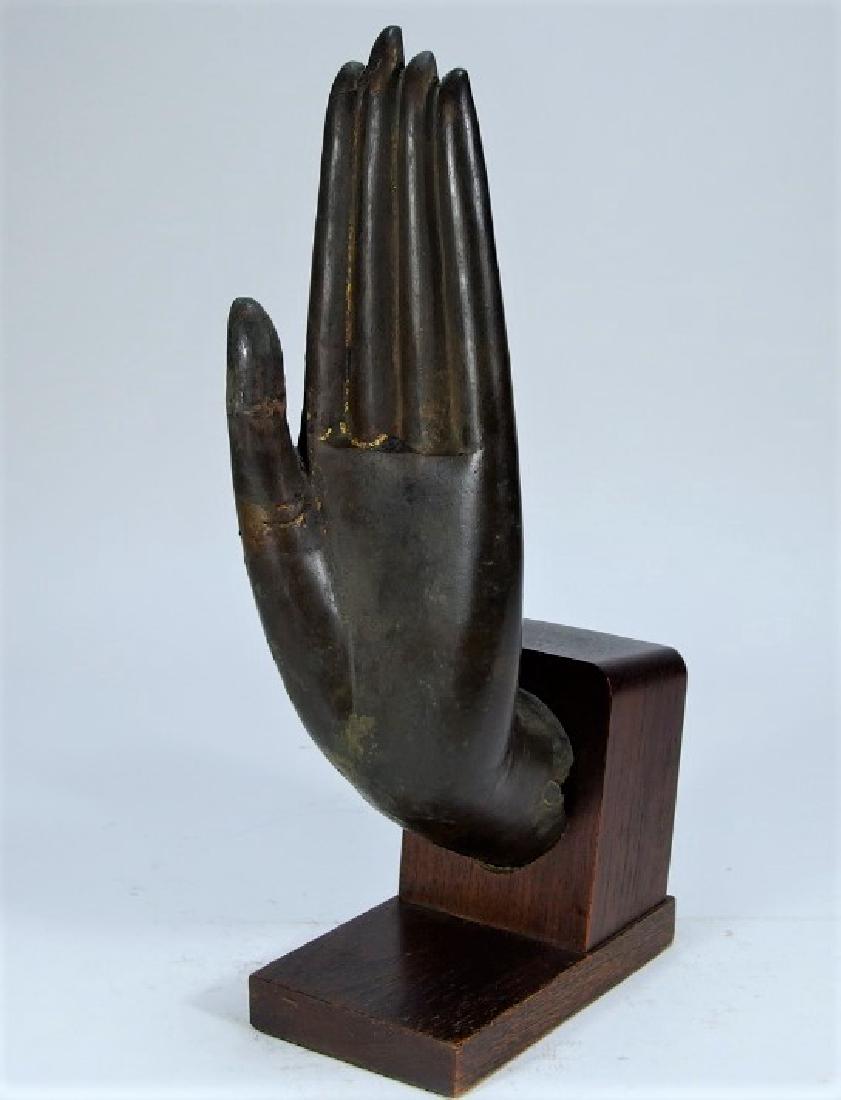 Thai Ayutthaya Buddha Bronze Hand Fragment (1 of 8)