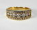 14K Yellow Gold Diamond Wedding Band Ring