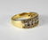 14K Yellow Gold Diamond Wedding Band Ring - 3