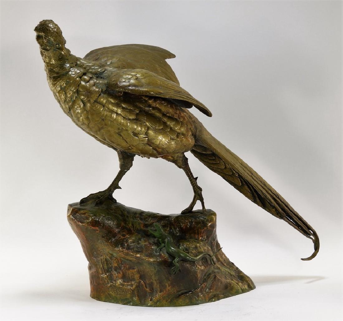 Aft Alfred Dubucand Bronze Sculpture of a Pheasant (1 of 11)