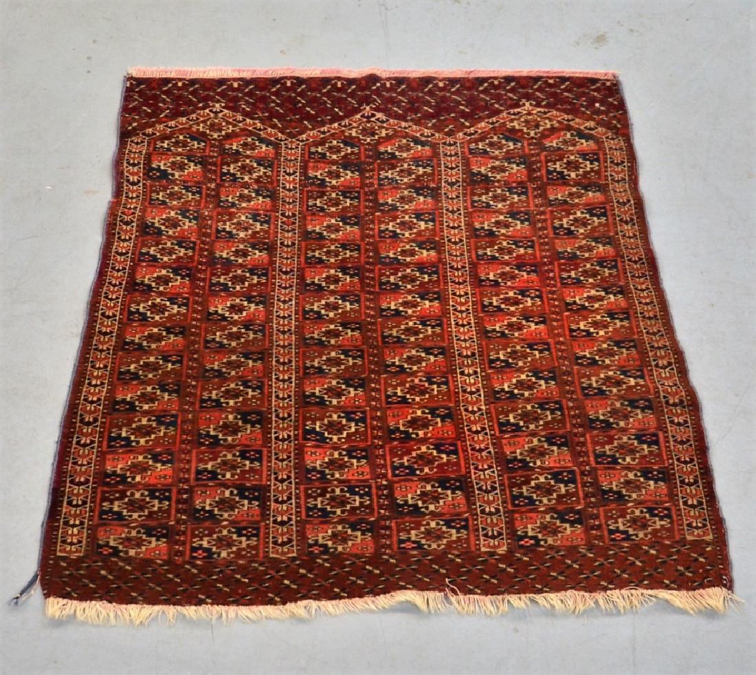 Antique Oriental Persian Turkmen Prayer Rug (1 of 4)