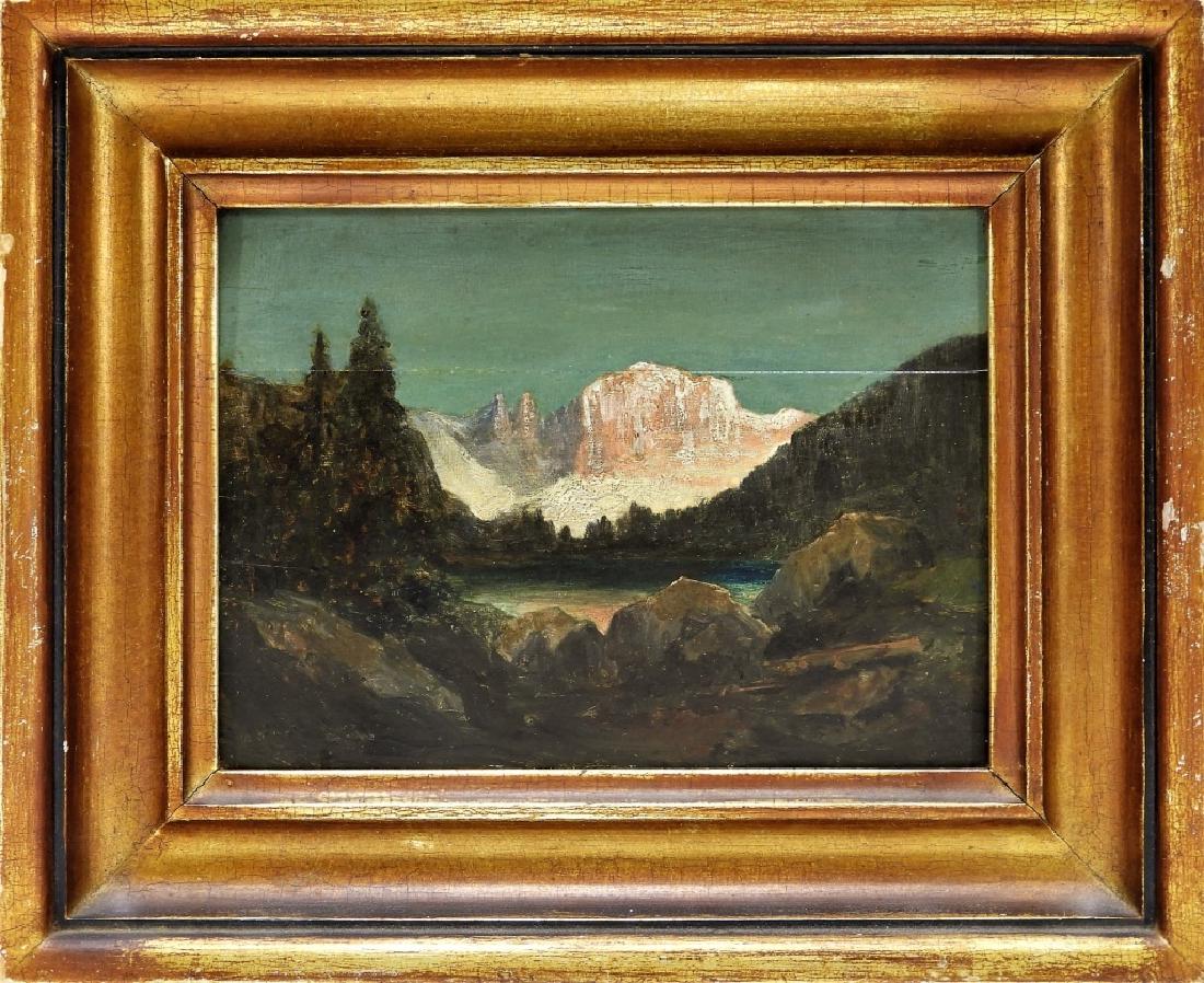 FINE Hudson River Miniature Painting of Yosemite (1 of 7)
