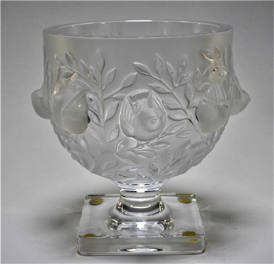 French Lalique Elisabeth Bird Glass Compote (1 of 7)