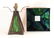 American Arts & Crafts Mission Oak Slag Glass Lamp - 5