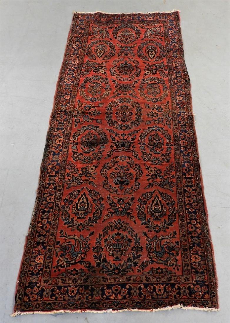 Antique Oriental Persian Sarouk Carpet Runner (1 of 8)