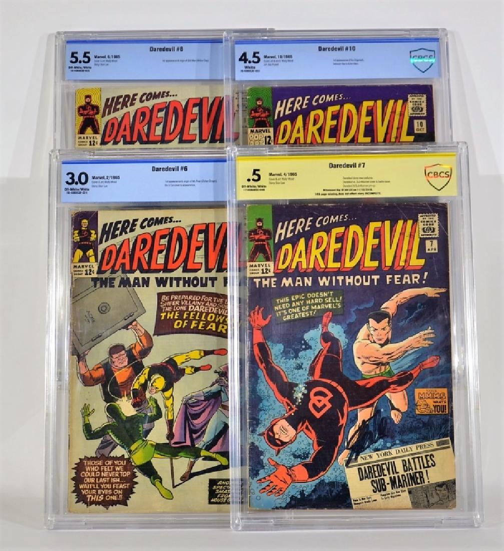 4 Marvel Comics Daredevil No.6 7 8 10 CBCS Gold (1 of 8)