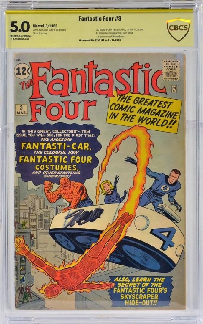 Marvel Fantastic Four No.3 CBCS Gold 5.0 Stan Lee (1 of 4)