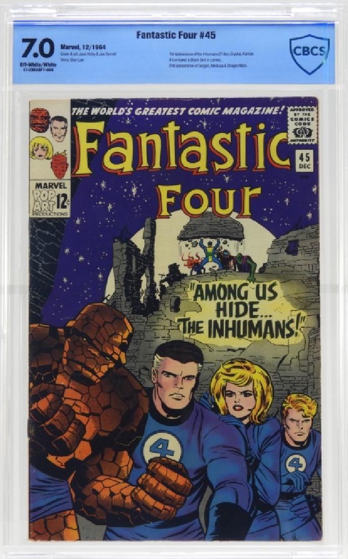 Marvel Comics Fantastic Four No.45 CBCS 7.0 (1 of 3)