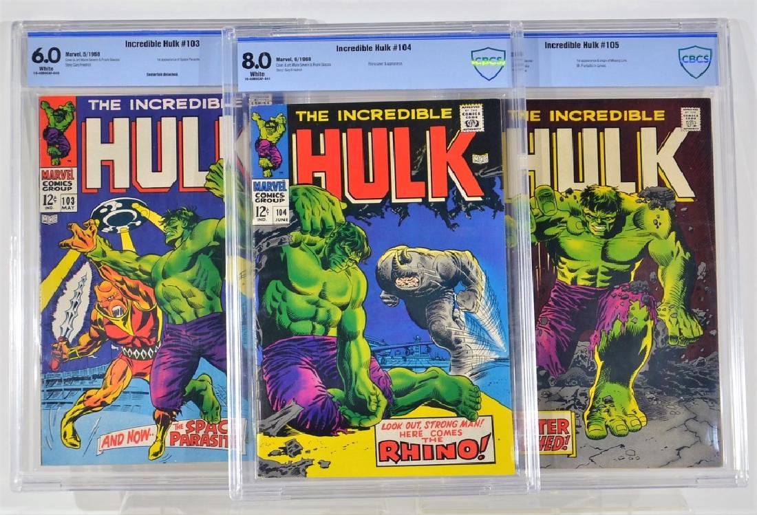 3 Marvel Comics Incredible Hulk No.103 to 105 CBCS (1 of 7)
