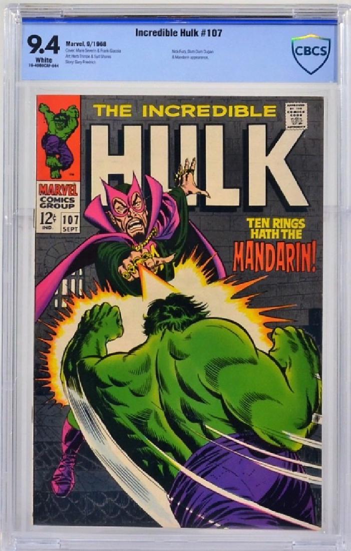 Marvel Comics Incredible Hulk No.107 CBCS 9.4 (1 of 3)