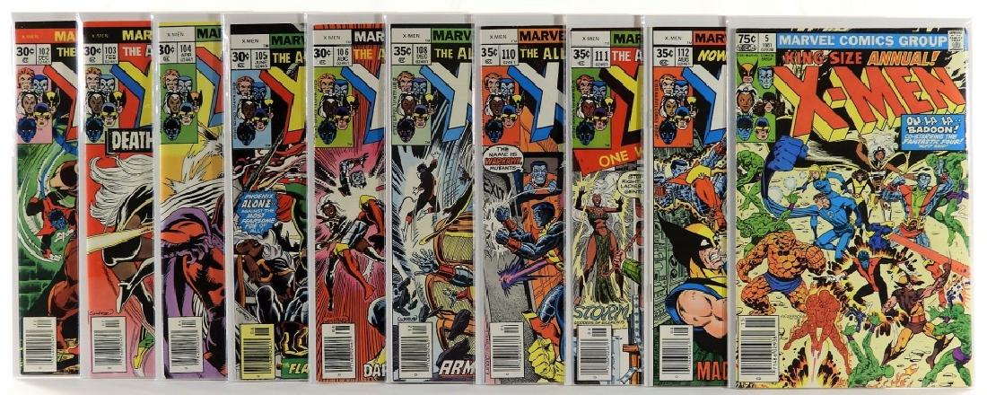 10 Marvel Comics X-Men No.102 to 112 & King Size 5 (1 of 6)