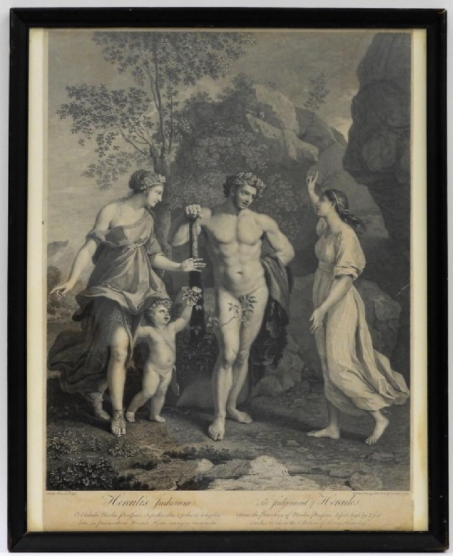 Robert Strange Nicolas Poussin Hercules Engraving (1 of 7)