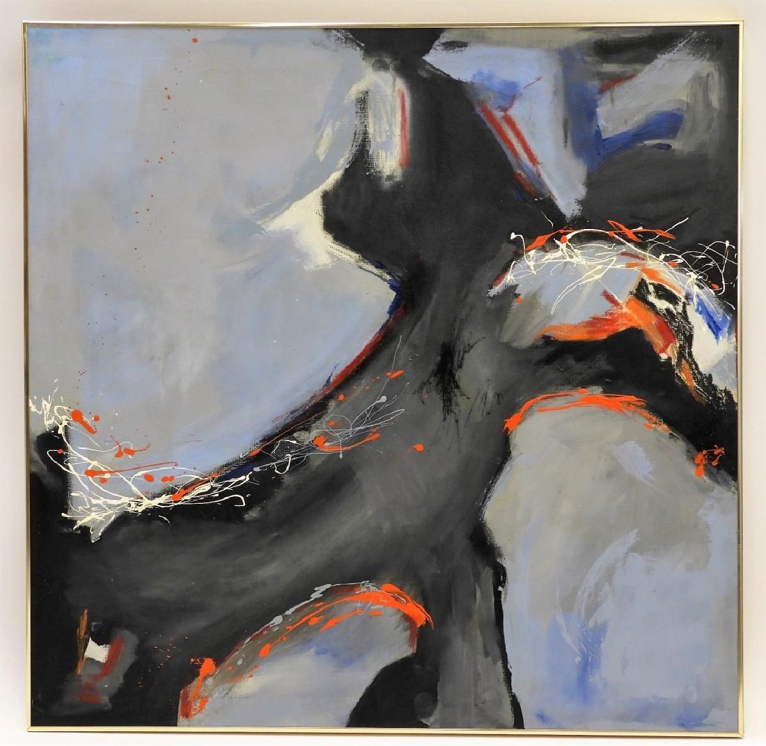 Dean Clark Modernist Abstract O/C Painting (1 of 6)