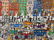 James Rizzi Sidewalk Cafe 3D Lithograph Assemblage - 3