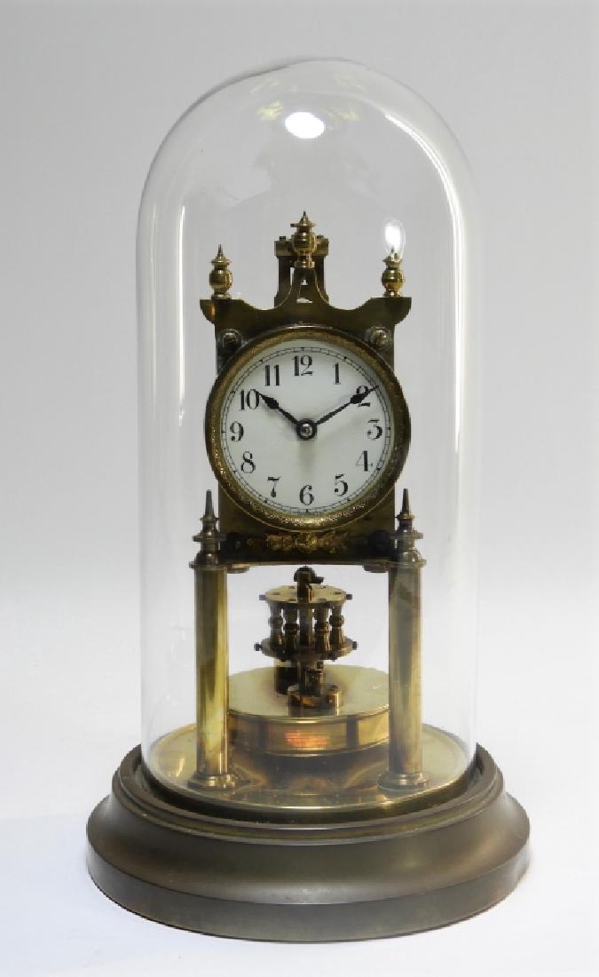 19C. Gustav Becker Disc Pendulum Anniversary Clock (1 of 7)