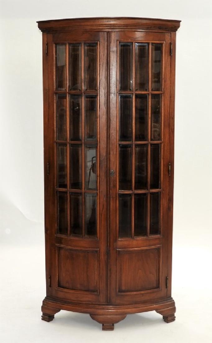 American Walnut Rounded Corner China