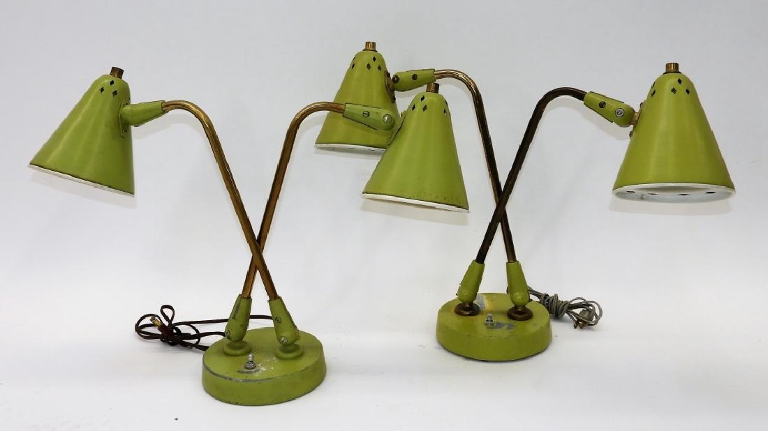 PR Art Specialty Co. MCM Twin Gooseneck Lamps (1 of 6)