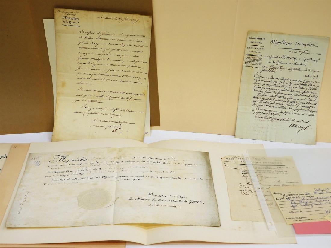 18C. French Military Political Historic Ephemera (1 of 12)