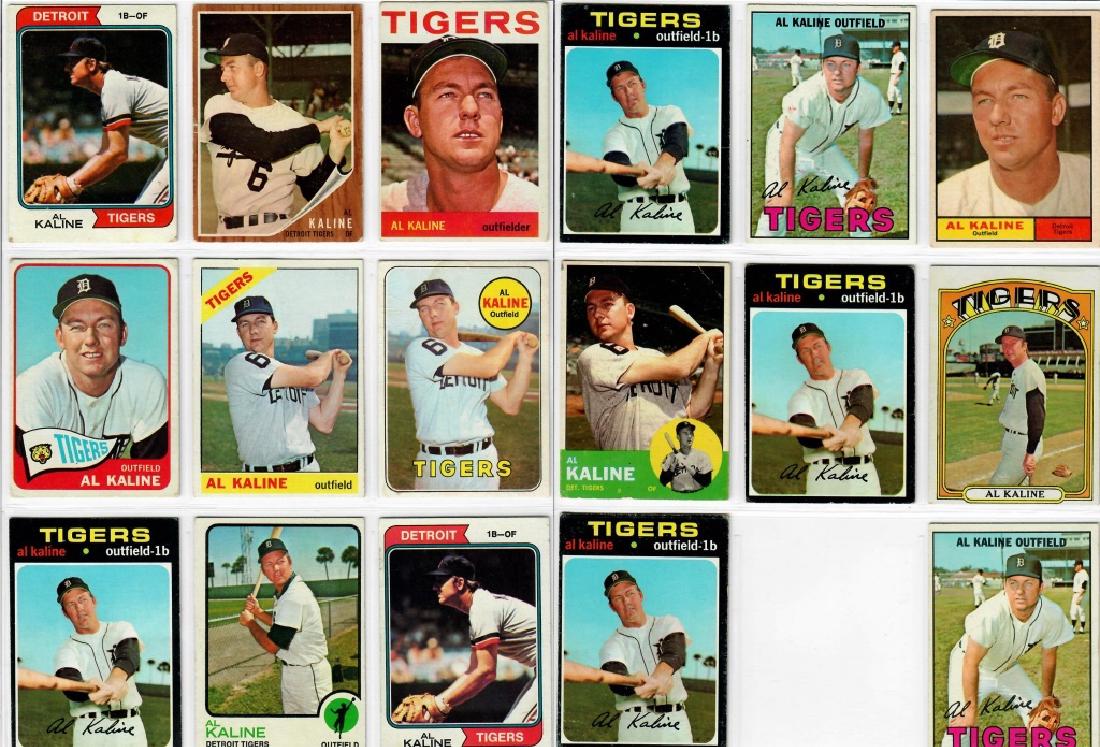 17 Vintage Topps Baseball Al Kaline Trading Cards (1 of 2)