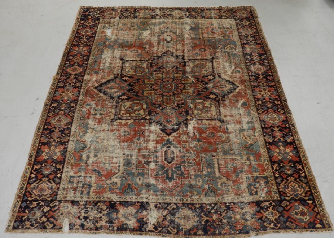 C.1930 Oriental Persian Heriz Floral Carpet (1 of 8)