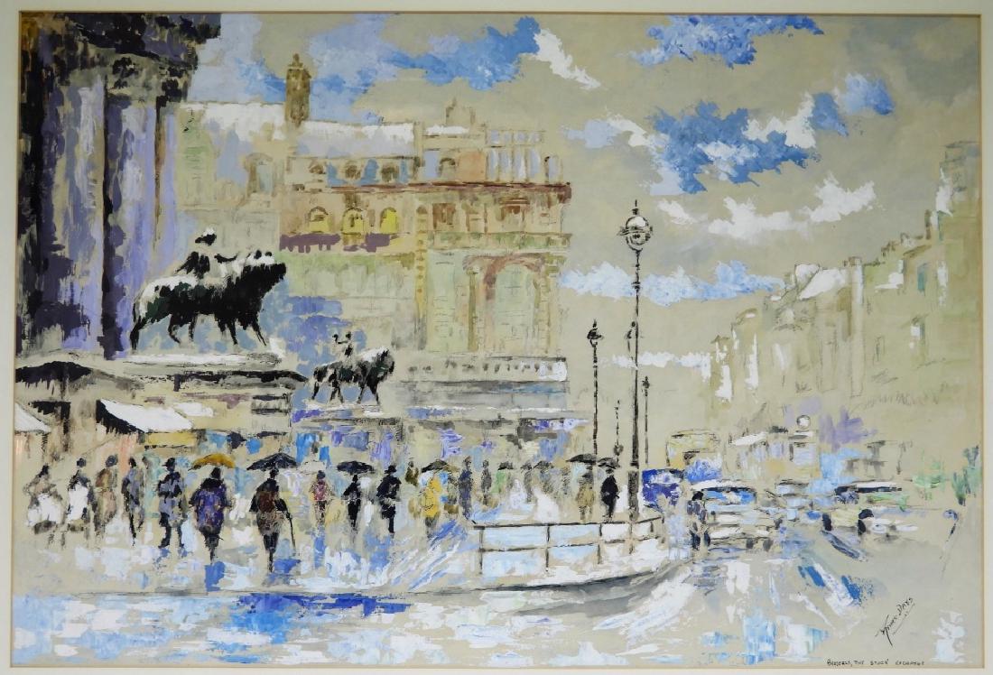 Renne Days Brussels Stock Exchange WC Painting (1 of 7)