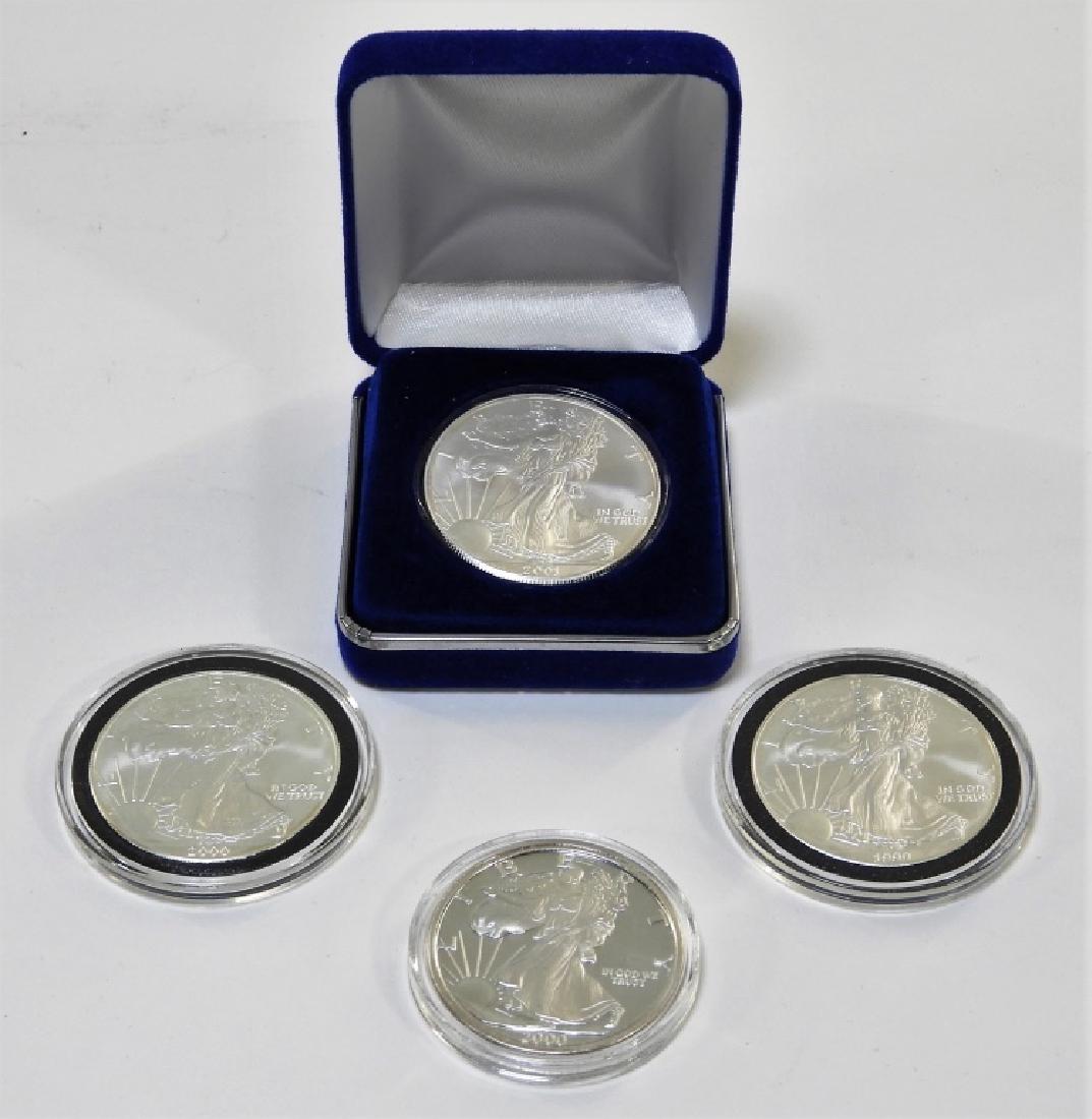 Collection of 4 United States Proof Silver Dollars (1 of 5)