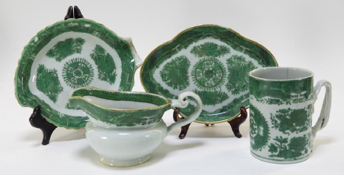 4 Chinese Green Fitzhugh Porcelain Table Articles (1 of 8)