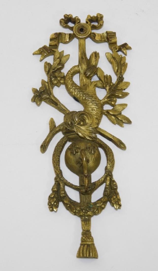 19C. French Classical Bronze Pocket Watch Hanger (1 of 7)