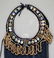 Indian Bhopa Cowrie Shell Embroidered Collar - 3