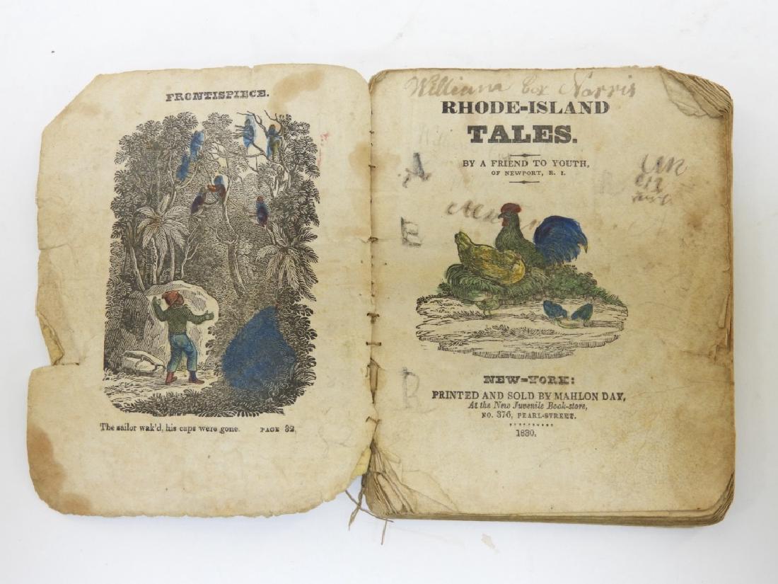 C.1830 Rhode Island Tales Hand Colored Chapbook (1 of 10)