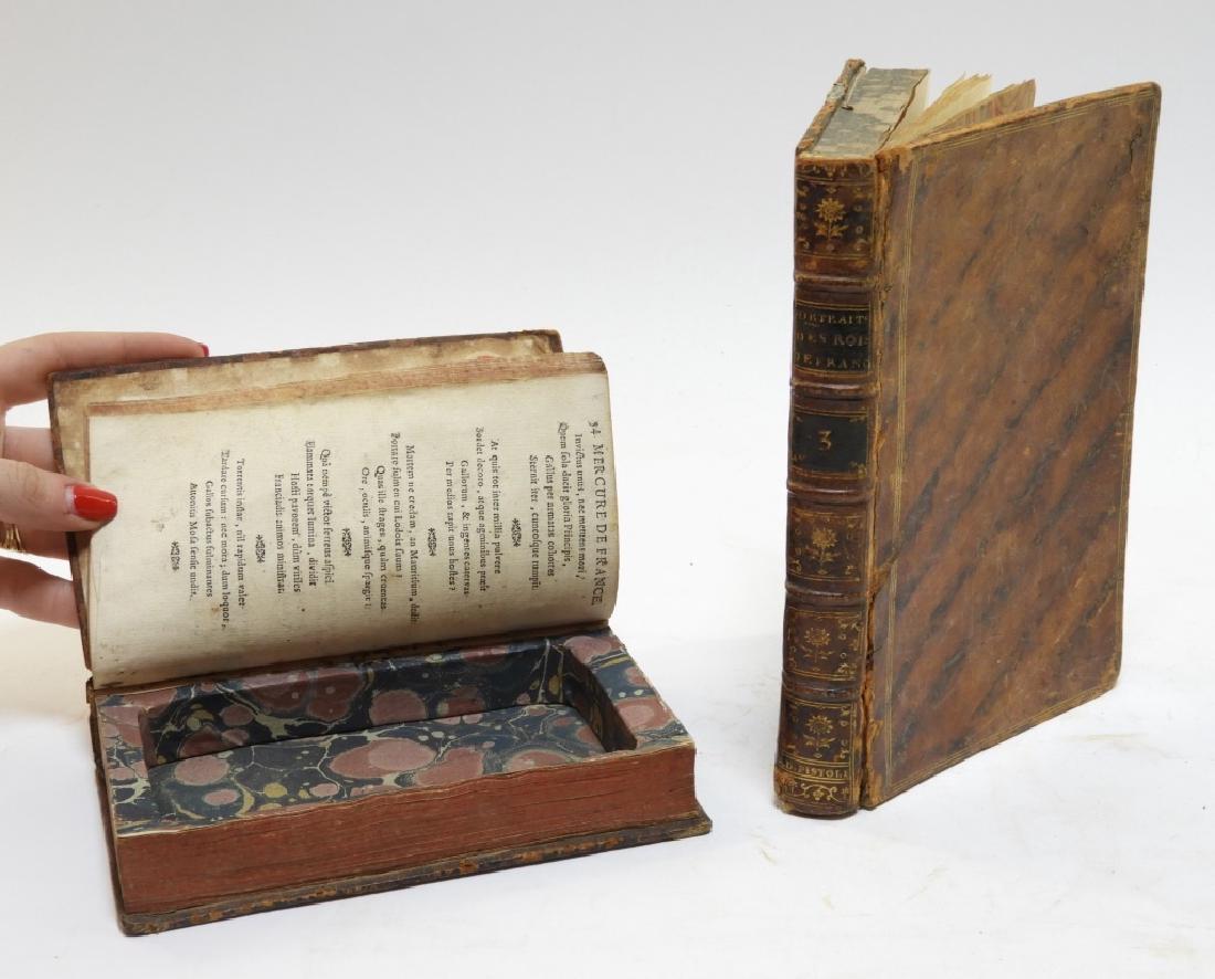 2 18C. French Leather Bound Hollow Book Safes (1 of 6)