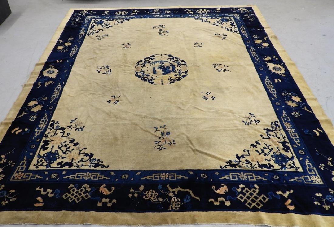 LG Chinese Art Deco Room Size Carpet Rug (1 of 11)