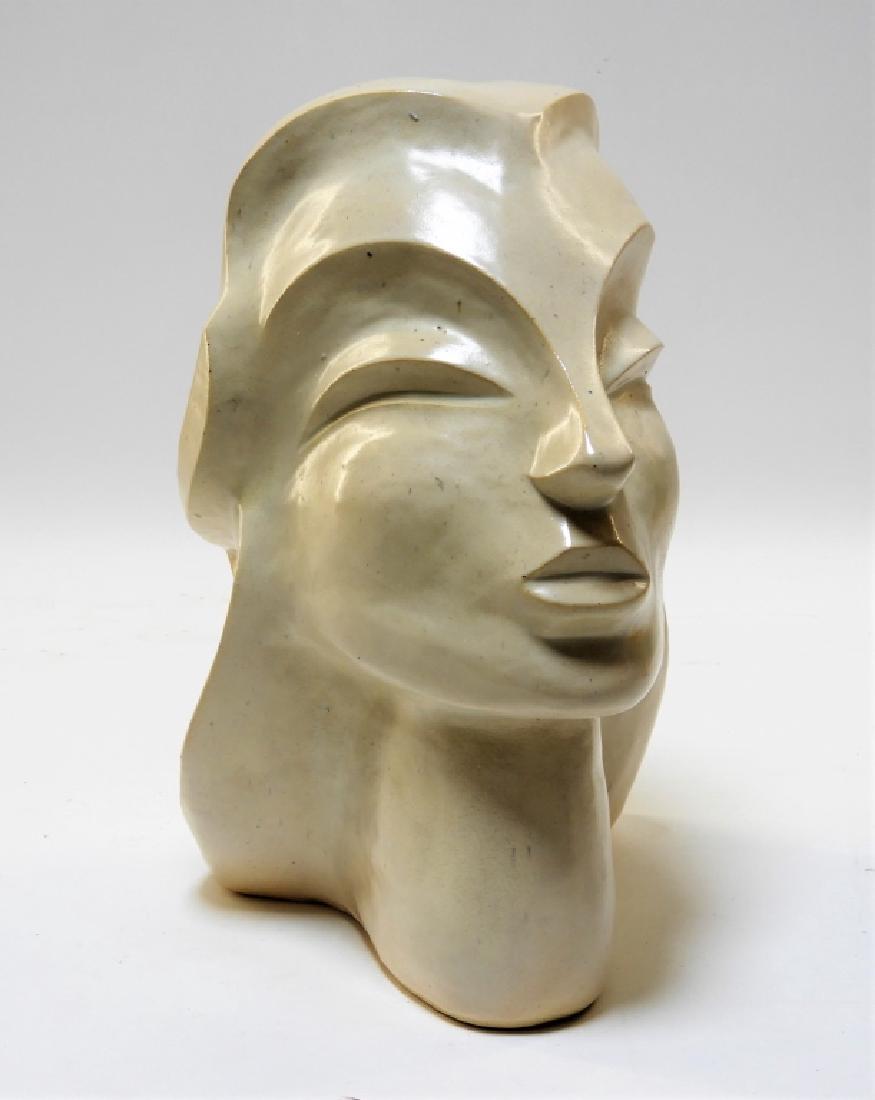 Aft Brancusi Modernist Pottery Muse Head Sculpture (1 of 7)