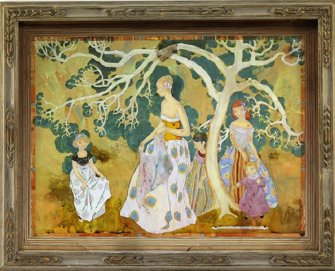 Mildred Bailey Carpenter Secessionist WC Painting (1 of 7)
