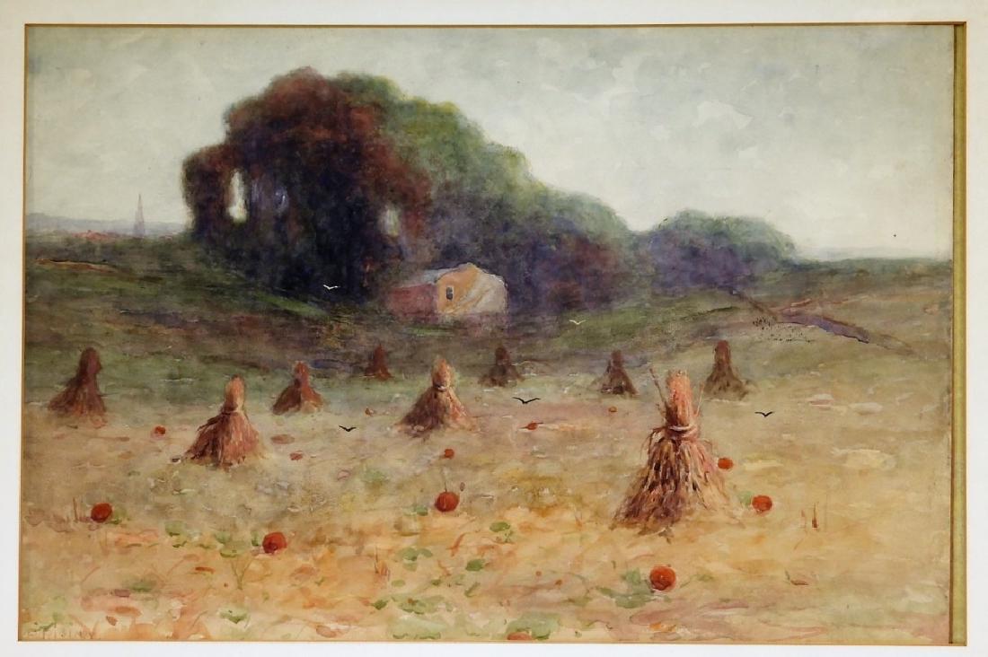 Charles Parmelee Rising Farmer's Meadow Painting (1 of 5)